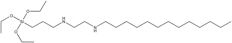 3-(Triethoxysilyl)-N-[2-(tridecylamino)ethyl]propan-1-amine Structure
