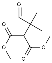 2-(1-Formyl-1-methylethyl)malonic acid dimethyl ester Structure