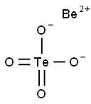 Beryllium tellurate 구조식 이미지