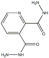 Pyridine-2,3-di(carboxylic acid hydrazide) 구조식 이미지