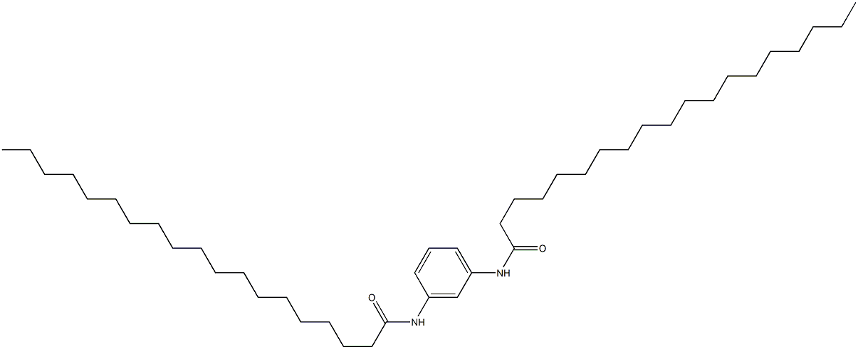 N,N'-Bis(1-oxononadecyl)-m-phenylenediamine Structure