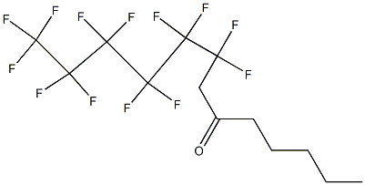 8,8,9,9,10,10,11,11,12,12,13,13,13-Tridecafluoro-6-tridecanone Structure