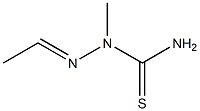 Acetaldehyde 2-methyl thiosemicarbazone 구조식 이미지