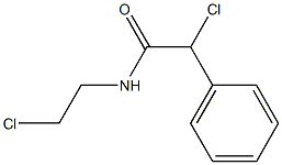 N-(2-Chloroethyl)-2-chloro-2-(phenyl)acetamide 구조식 이미지