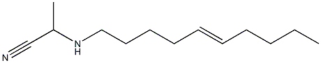 2-(5-Decenylamino)propiononitrile Structure