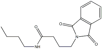 N-Butyl-1,3-dioxo-2-isoindolinebutyramide Structure