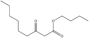 3-Ketopelargonic acid butyl ester 구조식 이미지