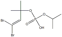 (2,2-Dibromovinyl)diisopropyl=phosphate 구조식 이미지