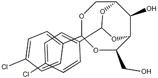 1-O,5-O:2-O,4-O-Bis(4-chlorobenzylidene)-D-glucitol 구조식 이미지