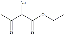 2-Sodioacetoacetic acid ethyl ester Structure