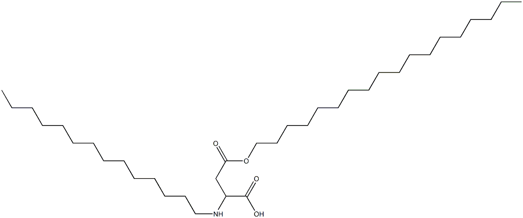 2-Tetradecylamino-3-(octadecyloxycarbonyl)propionic acid Structure