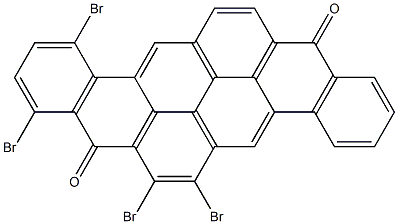 6,7,9,12-Tetrabromo-8,16-pyranthrenedione Structure