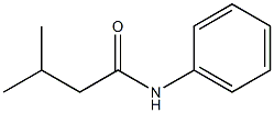 N-Phenyl-3-methylbutanamide Structure