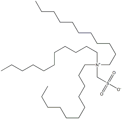 N,N-Diundecyl-N-sulfonatomethyl-1-undecanaminium Structure