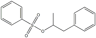Benzenesulfonic acid 1-methyl-2-(phenyl)ethyl ester 구조식 이미지