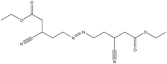 5,5'-Azobis(3-cyanovaleric acid)diethyl ester Structure