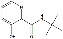 N-(1,1-Dimethylethyl)-3-hydroxy-2-pyridinecarboxamide Structure