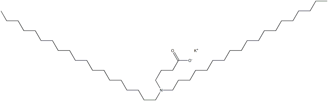 4-(Dinonadecylamino)butyric acid potassium salt 구조식 이미지