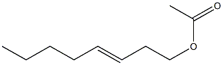 Acetic acid 3-octenyl ester 구조식 이미지