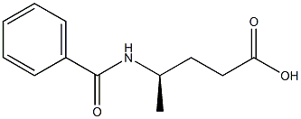 [R,(+)]-4-Benzoylaminovaleric acid 구조식 이미지