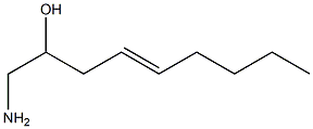 1-Amino-4-nonen-2-ol 구조식 이미지