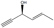 [S,(+)]-4-Hexene-1-yne-3-ol Structure