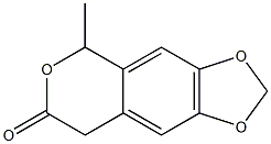 5-Methyl-5H-1,3-dioxolo[4,5-g][2]benzopyran-7(8H)-one Structure