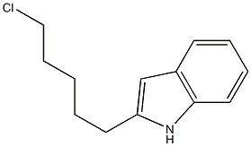 2-(5-Chloropentyl)-1H-indole Structure