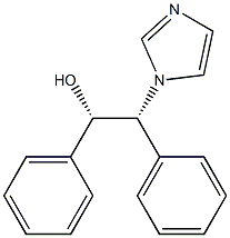(1S,2R)-1,2-Diphenyl-2-(1-imidazolyl)ethanol Structure