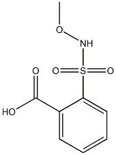 2-Methoxysulfamoylbenzoic acid Structure