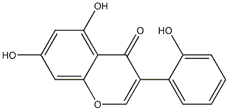 3-[2-Hydroxyphenyl]-5,7-dihydroxy-4H-1-benzopyran-4-one Structure