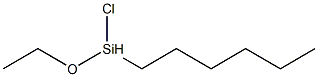 Chloro(ethoxy)hexylsilane Structure