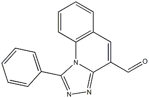 1-Phenyl[1,2,4]triazolo[4,3-a]quinoline-4-carbaldehyde 구조식 이미지