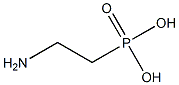 Aminoethane phosphonic acid 구조식 이미지