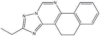 6,7-Dihydro-16-ethyl-11,13,15,17-tetraaza-13H-cyclopenta[a]phenanthrene Structure