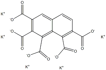 1,2,3,7,8-Naphthalenepentacarboxylic acid pentapotassium salt Structure