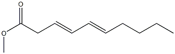 3,5-Decadienoic acid methyl ester 구조식 이미지