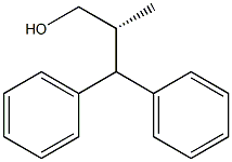 [R,(-)]-2-Methyl-3,3-diphenyl-1-propanol 구조식 이미지