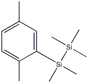 1-(2,5-Dimethylphenyl)-1,1,2,2,2-pentamethyldisilane Structure