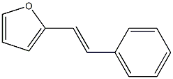 2-(2-Phenylethenyl)furan 구조식 이미지