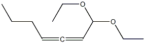 2,3-Heptadienal diethyl acetal 구조식 이미지