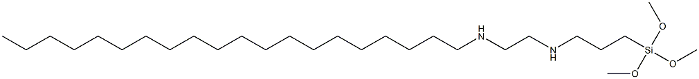 3-(Trimethoxysilyl)-N-[2-(icosylamino)ethyl]propan-1-amine Structure