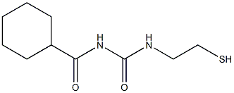 1-(Cyclohexylcarbonyl)-3-(2-mercaptoethyl)urea 구조식 이미지