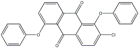 2-Chloro-1,5-diphenoxyanthraquinone Structure