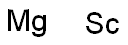 Scandium magnesium Structure