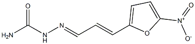 5-Nitro-2-furanacrylaldehyde semicarbazone Structure