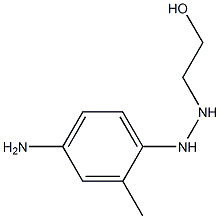 2-[2-(4-Amino-2-methylphenyl)hydrazino]ethanol Structure