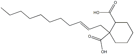 Cyclohexane-1,2-dicarboxylic acid hydrogen 1-(2-undecenyl) ester 구조식 이미지