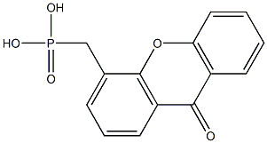 (9-Oxo-9H-xanthen-4-yl)methylphosphonic acid 구조식 이미지