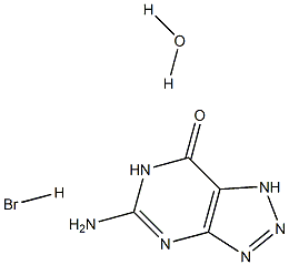 8-Azaguanine hydrobromide hydrate 구조식 이미지